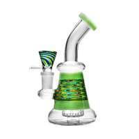Zig  Zag  Mini  Glass  Percolator  Bong  B